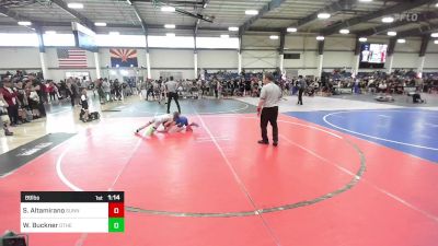 89 lbs Quarterfinal - Santiago Altamirano, Sunnyside WC vs Waylon Buckner, Other Team