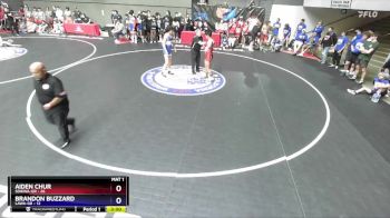 150 lbs Round 1 (16 Team) - AIDEN CHUR, SDIKWA-GR vs Brandon Buzzard, LAWA-GR