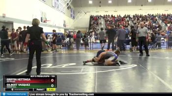 132 lbs Champ. Round 2 - Griffin Hettinga, AB Miller vs Gilbert Vasquez, Venom W.C.