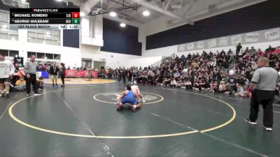 144 lbs 1st Place Match - Michael Romero, St. John Bosco vs Georgii Guledani, Agoura