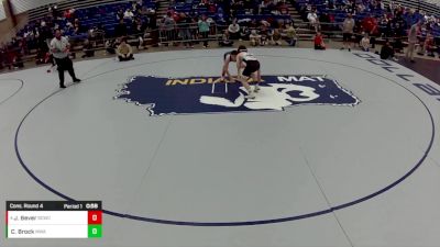 12U Boys - 86 lbs Cons. Round 4 - Jayce Bever, Bear Cave Wrestling Club vs Cash Brock, Moen Wrestling Academy