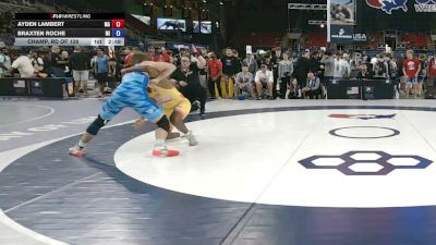 175 lbs Champ. Rd Of 128 - Ayden Lambert, Massachusetts vs Braxten Roche, Michigan