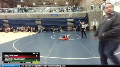 46 lbs Quarterfinal - Mack Grooms, Weiser vs Braxton Goodnight, Idaho Gold