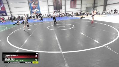 110 lbs Rd# 8- 12:30pm Saturday Final Pool - Bryce Siem, Minnesota Funky Singlets vs Tanner Ingle, PA Gold