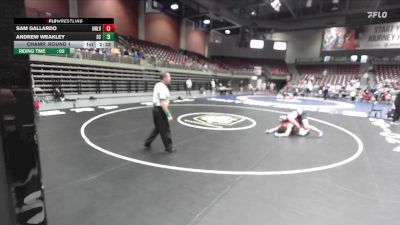 157 lbs Champ. Round 1 - Andrew Weakley, Snow College vs Sam Gallardo, University Of Las Vegas