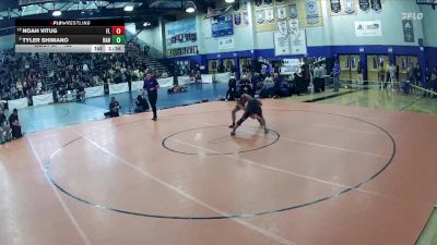 165 lbs Champ. Round 1 - Tyler Shimano, Rancho vs Noah Vitug, Faith Lutheran
