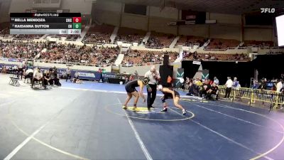 132-D2 Champ. Round 1 - Bella Mendoza, Crismon vs Raidanna Sutton, Chinle High School