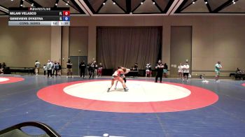 115 lbs Cons. Semis - Milani Velasco, FL vs Genevieve Dykstra, IL