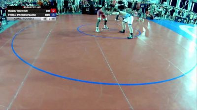 175 lbs Cons. Round 2 - Malik Warren, Harvey Twisters WC vs Ethan Peckenpaugh, Henderson County Wrestling Club