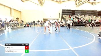 165-A lbs Final - Renaldo King, Immortals Wrestling Club vs Nick Nettleton, Wrecking Crew