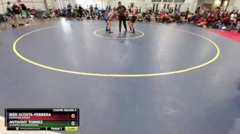 132 lbs Champ. Round 2 - Anthony Torrez, Alameda International vs Iker Acosta-Ferrera, Mountain Range