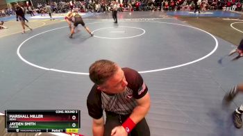 150 lbs Cons. Round 2 - Jayden Smith, Placer vs Marshall Miller, Reno
