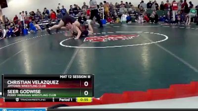 182 lbs 7th Place Match - Christian Velazquez, Jimtown Wrestling Club vs Seer Godwise, Perry Meridian Wrestling Club