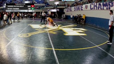 106 lbs Semifinal - Jorden Hilton-Kelly, Manning vs Wyatt Thames, Timberland