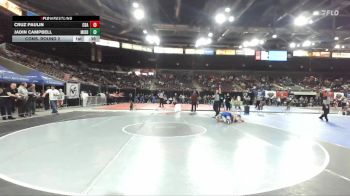 165 lbs Cons. Round 2 - Cruz Paulin, Coeur D Alene vs Jadin Campbell, Middleton