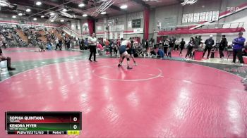 125 lbs Cons. Round 5 - Sophia Quintana, Yucaipa vs Kendra Myer, Victor Valley