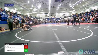 96 lbs Semifinal - Maddox Abney, Broken Bow Youth Wrestling vs Jamison Hughes, R.A.W.