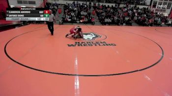 126 lbs Champ. Round 1 - Cameron Abordo, HUNTLEY vs Jaydee Doke, Machesney Park (HARLEM)