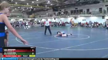 82 lbs Round 2 (4 Team) - Lily Breeden, Missouri Blue vs Ali Svancara, Black Mambas Blue