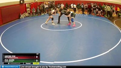 150-152 lbs Semifinal - Jaycee Fox, The Meadows School vs Eva Warr, SLAM! NEVADA