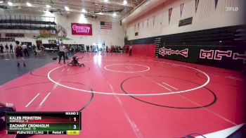 132 lbs Round 3 (4 Team) - Kaleb Feinstein, Northfield vs Zachary Cronholm, Mountain Range