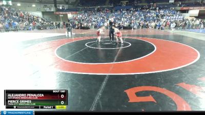 93 lbs Cons. Round 2 - Pierce Grimes, Twin City Wrestling Club vs Alejandro Penaloza, Sua Sponte Wrestling Club