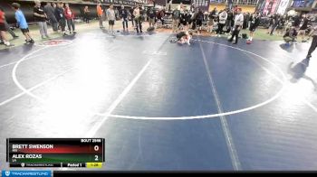 106 lbs Semifinal - Brett Swenson, MN vs Alex Rozas, LA