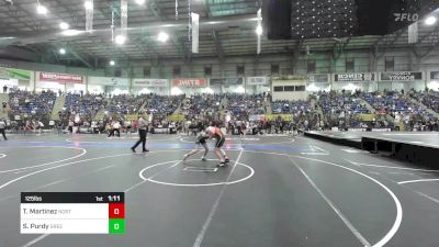 125 lbs Round Of 64 - Trent Martinez, Northglenn Youth WC vs Skyller Purdy, Greeley United
