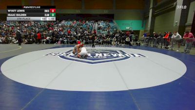 157 lbs 5th Place - Wyatt Lewis, Del Norte (CC) vs Isaac Balden, Slam