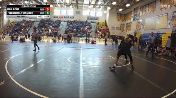 157 Blue Round 3 - DANTRELLE WOMACK, Cypress Creek H S vs Kail Rohr, Camden County