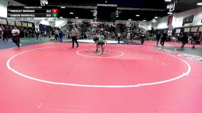 138 lbs Cons. Round 3 - Presley Morgan, Mission Viejo vs Damon Marshall, Brea Olinda