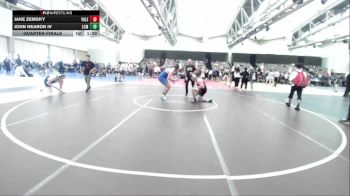 222-H lbs Quarterfinal - Jake Zemsky, Yale Street vs John Hearon IV, Lower Cape May
