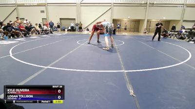 215 lbs 4th Wrestleback (16 Team) - Kyle Oliveira, Alabama vs Logan Tollison, Michigan