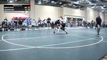 132 lbs Consi Of 64 #1 - Isaiah Ayala, Garden City HS vs Grayson Kim, Atc