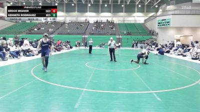 157 lbs Quarters & 1st Wb (16 Team) - Brock Weaver, Camden County vs Kenneth Rodriguez, Mill Creek