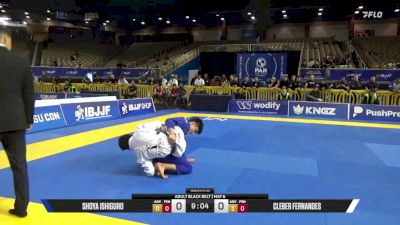 Cleber Fernandes vs Shoya Ishiguro 2026 Pan Jiu Jitsu IBJJF Championship