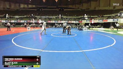 215 lbs Champ Round 1 (16 Team) - Elliot Black, Freedom vs Tre`meek Hudson, Heritage