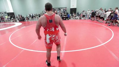 285 lbs James Hartleroad, Indiana Gold vs Cole Will, Minnesota Blue