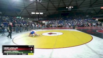 132 lbs Quarterfinal - Henry Lewallen, Camas Wrestling Club vs Jackson Carroll, Thunder Mountain Wrestling Club