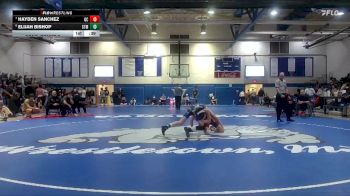 132 lbs Cons. Round 2 - Hayden Sanchez, George County High School vs Elijah Bishop, St. Martin High School