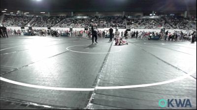 115 lbs Consi Of 4 - Kaydance Williams, Locust Grove Youth Wrestling vs Rhiley Coffey, Marlow Outlaws
