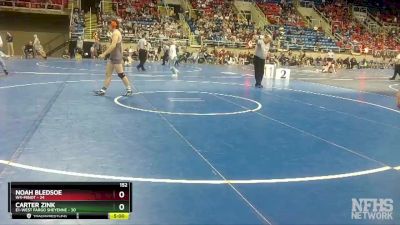 152 lbs Quarterfinals (8 Team) - Carter Zink, E1-West Fargo Sheyenne vs Noah Bledsoe, W4-Minot