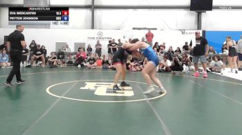 76 lbs Rr Rnd 2 - Eva Mercantini, VA Killers - W vs Peyton Johnson, Ohio Outcasts - W