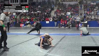 73 lbs Semifinal - Beckett Bloomer, WWC vs Karter Werth, Quinter WC
