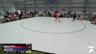 152 lbs Placement Matches (16 Team) - Findley Smout, Tennessee vs Jesse Scott, Pennsylvania Blue