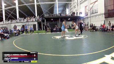 118 lbs Round 2 (4 Team) - Isabella Ndinga Mbappe, Ohio vs Paola Ramirez, Florida
