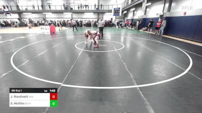 140A lbs Rr Rnd 1 - Joey Rondinelli, Don Bosco Prep vs Shane Mcfillin, Bethlehem Catholic