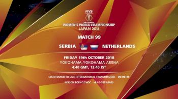 SRB vs. NED | 2018 FIVB Womens World Championships Semi Finals 2