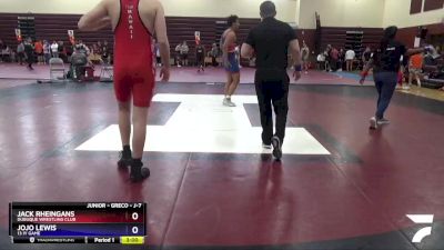 J-7 lbs Round 1 - Jack Rheingans, Dubuque Wrestling Club vs Jojo Lewis, 13 Iy Game