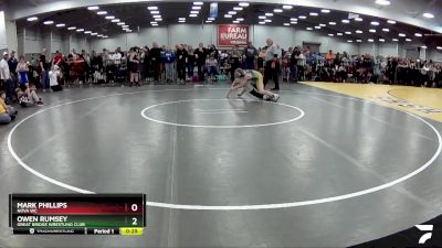 108 lbs Champ. Round 2 - Owen Rumsey, Great Bridge Wrestling Club vs Mark Phillips, Nova WC